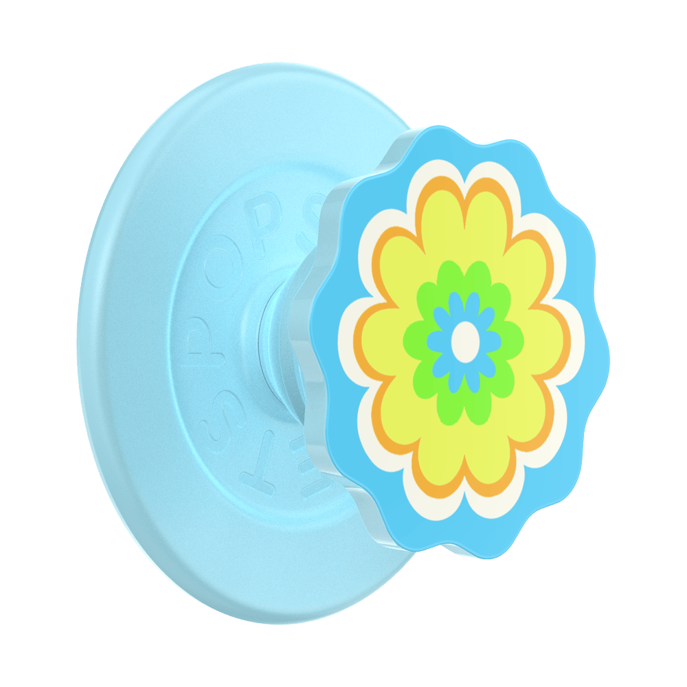 Molded Flower Kaleidoscope Blue — MagSafe PopGrip - US 15973