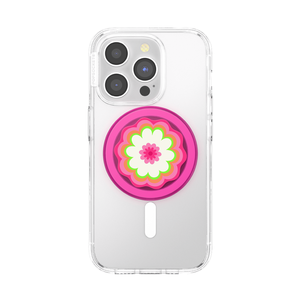 Molded Flower Kaleidoscope Pink — MagSafe PopGrip - US 72861