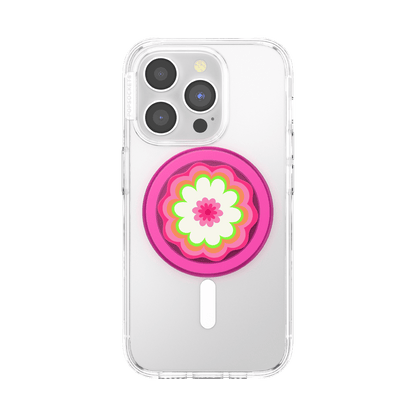 Molded Flower Kaleidoscope Pink — MagSafe PopGrip - US 72861