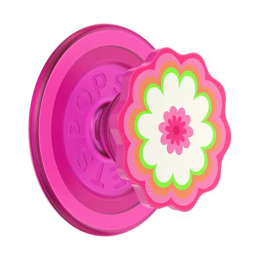 Molded Flower Kaleidoscope Pink — MagSafe PopGrip - US 16875