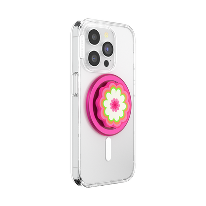 Molded Flower Kaleidoscope Pink — MagSafe PopGrip - US 72861