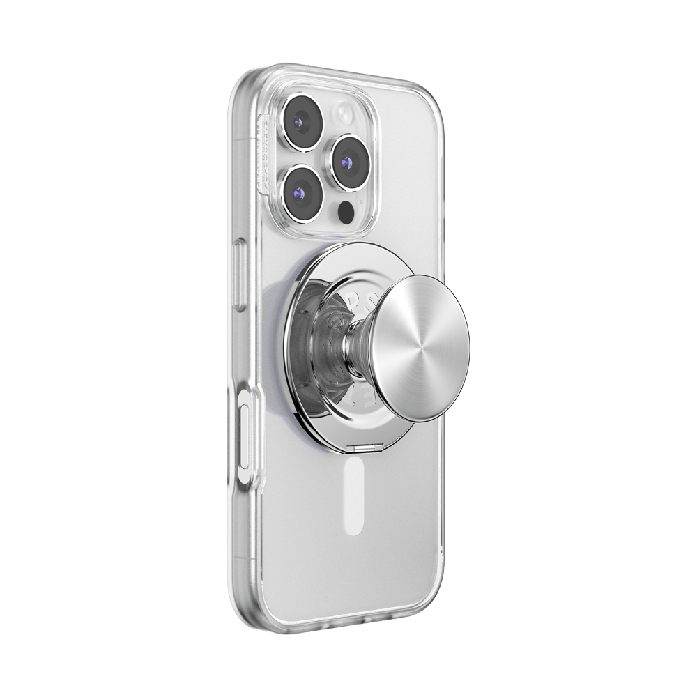 Aluminum Radial Silver —  MagSafe Kick-Out Grip & Stand - US 62630