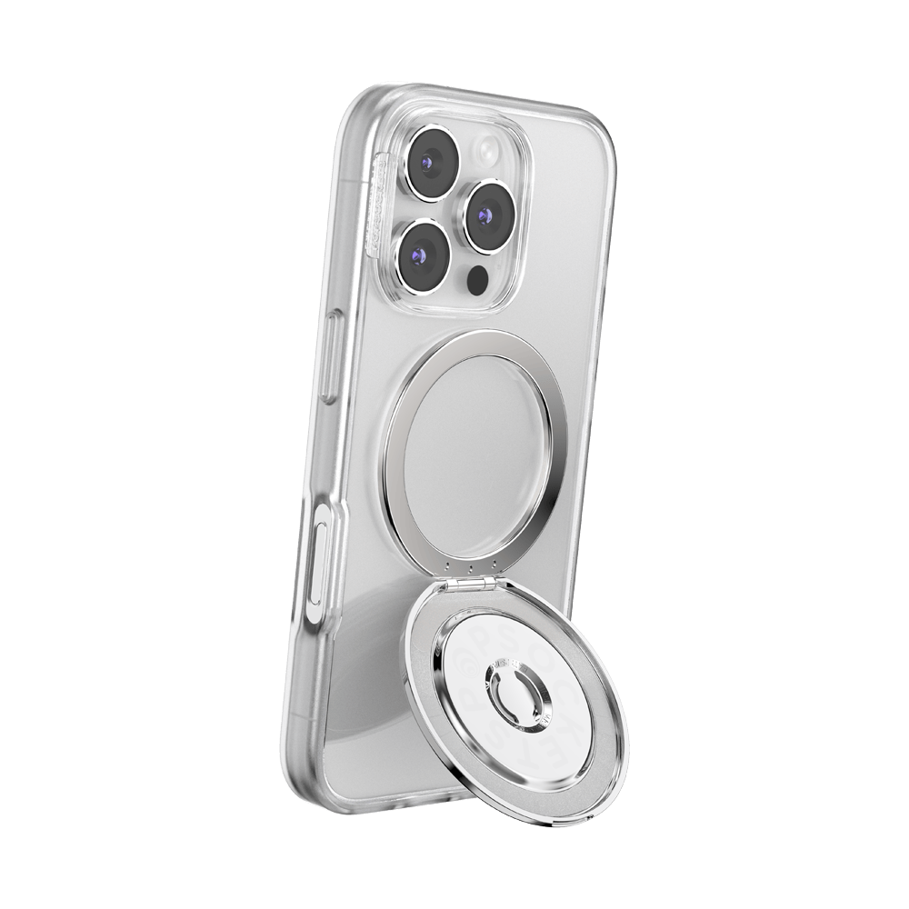 Aluminum Radial Silver —  MagSafe Kick-Out Grip & Stand - US 62630