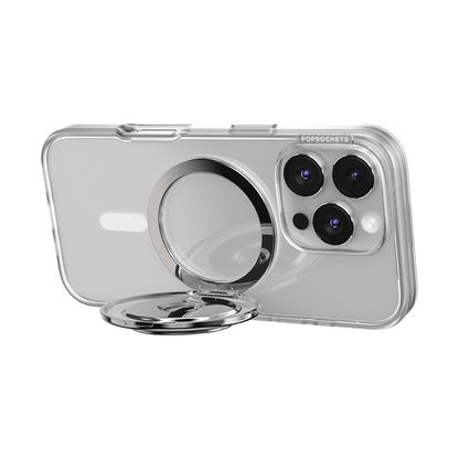 Aluminum Radial Silver —  MagSafe Kick-Out Grip & Stand - US 39107