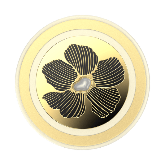 Enamel Mae Flower with Pearl — MagSafe PopGrip - US 75969