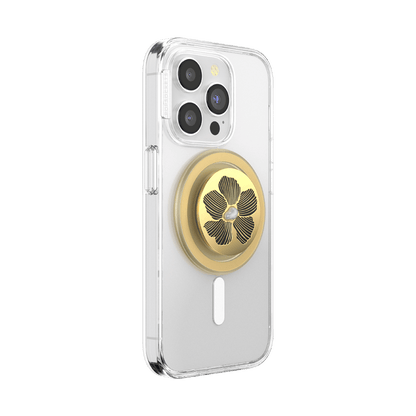 Enamel Mae Flower with Pearl — MagSafe PopGrip - US 33514