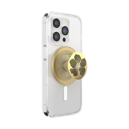 Enamel Mae Flower with Pearl — MagSafe PopGrip - US 23393