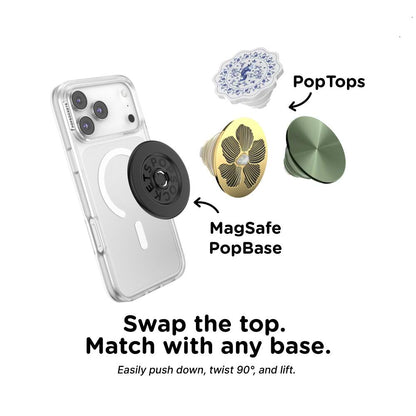 Enamel Mae Flower with Pearl — PopTop - US 06515