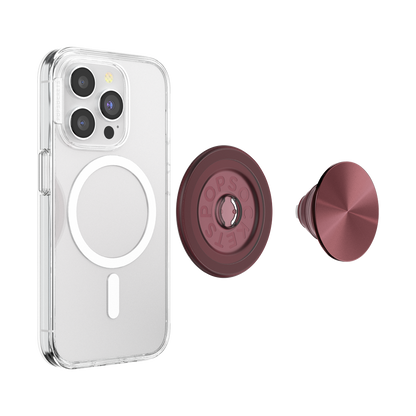 Aluminum Radial Oxblood — MagSafe PopGrip - US 36299