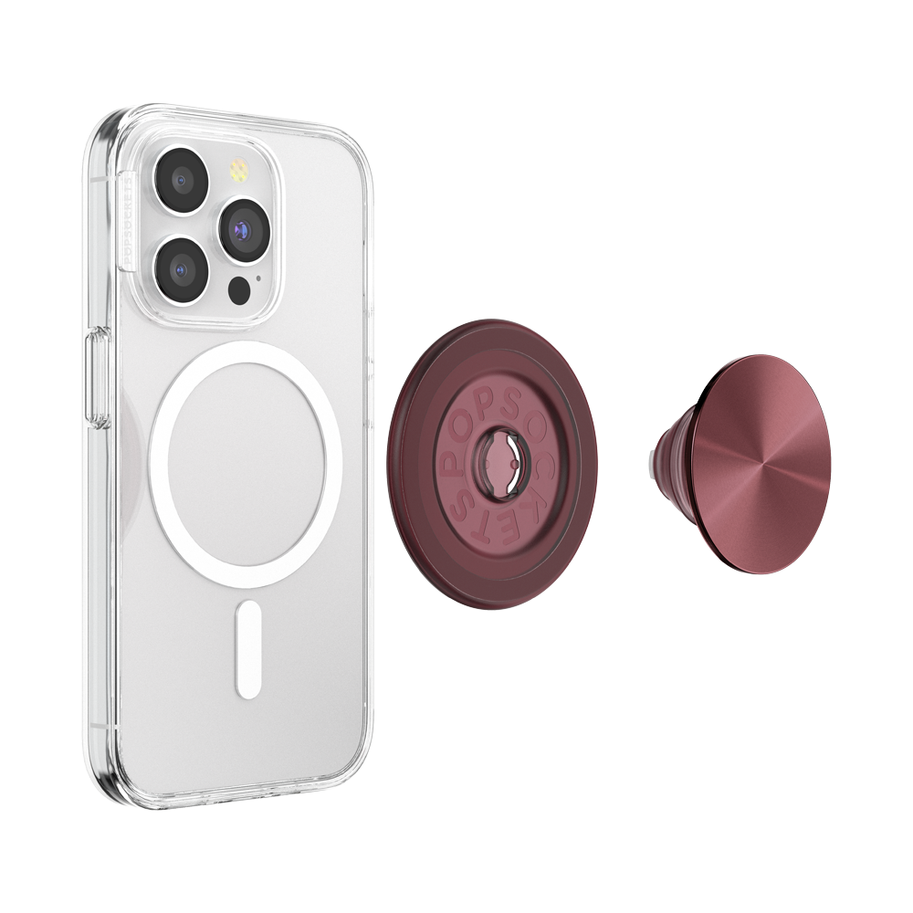 Aluminum Radial Oxblood — MagSafe PopGrip - US 09244