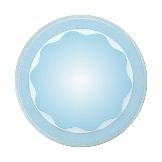 Molded Flower Blue Sigh — MagSafe PopGrip - US 33116