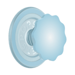 Molded Flower Blue Sigh — MagSafe PopGrip - US 52109