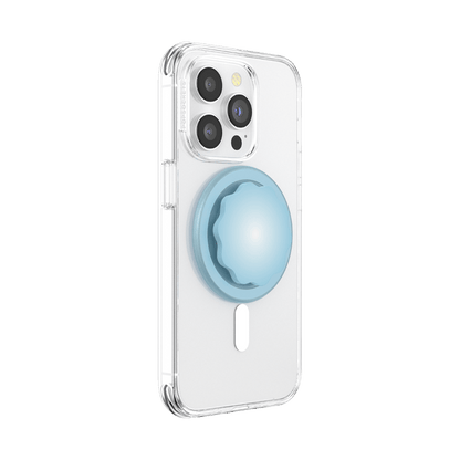 Molded Flower Blue Sigh — MagSafe PopGrip - US 87144
