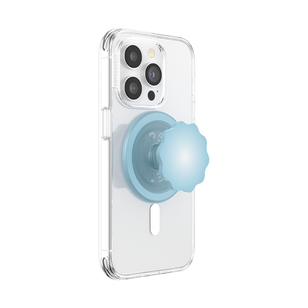 Molded Flower Blue Sigh — MagSafe PopGrip - US 87144