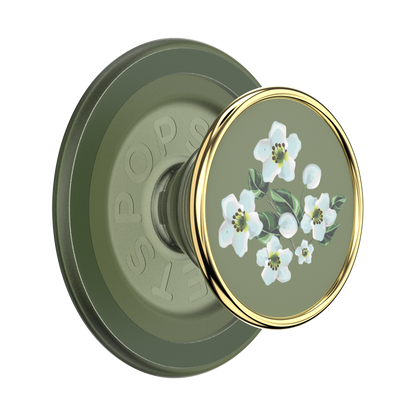 Enamel Floral Relief — MagSafe PopGrip - US 56697