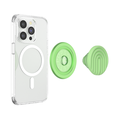 PopOut Curves Matcha Dew — MagSafe PopGrip - US 68468