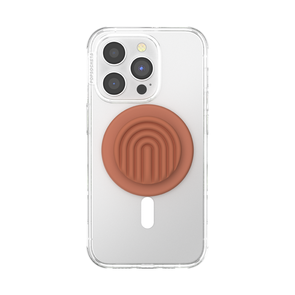 PopOut Terracotta Curves — MagSafe PopGrip - US 63643
