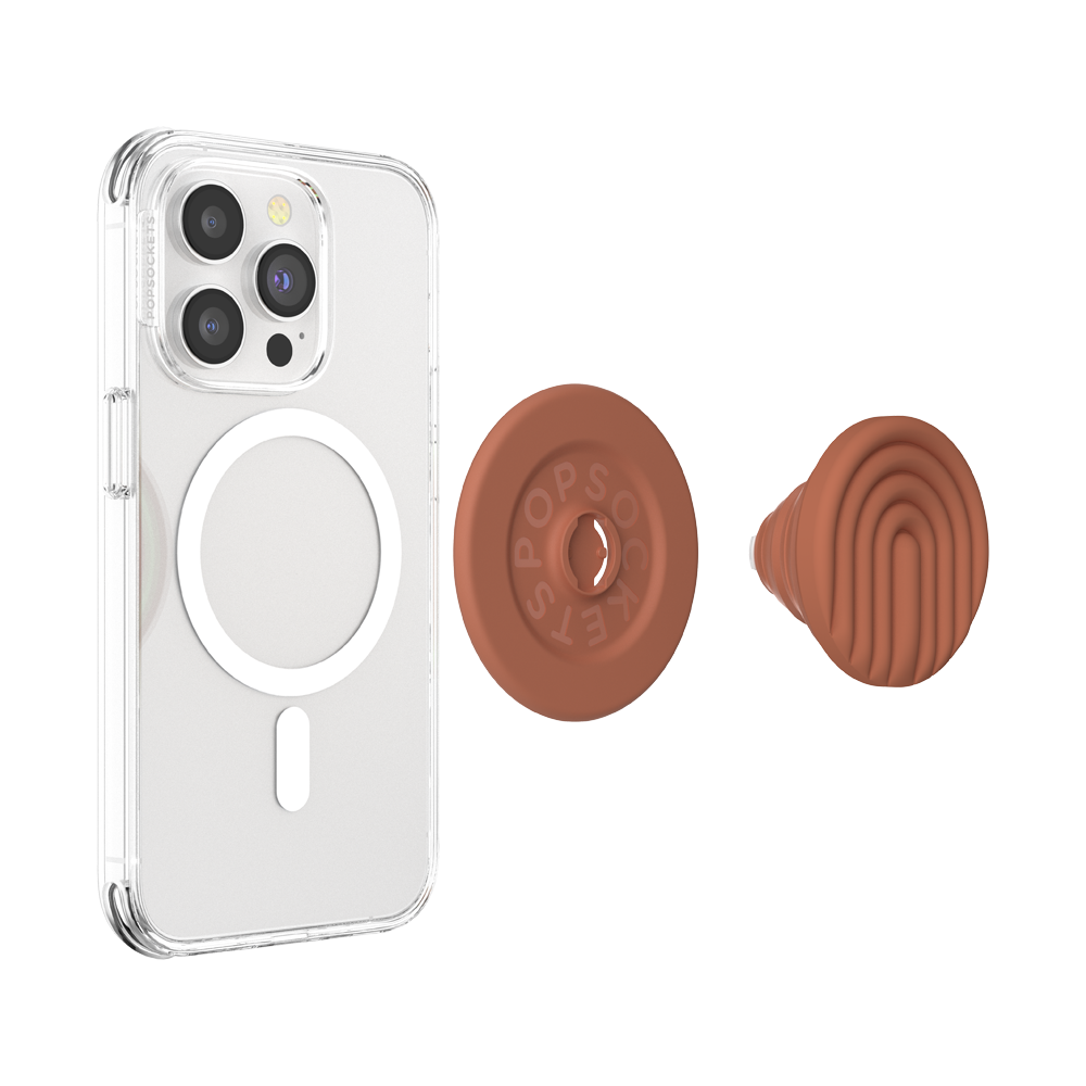 PopOut Terracotta Curves — MagSafe PopGrip - US 63643