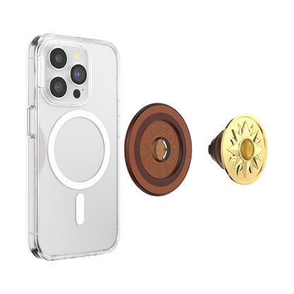 Enamel Sun Jewel Amber — MagSafe PopGrip - US 61451