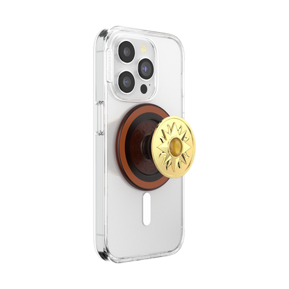 Enamel Sun Jewel Amber — MagSafe PopGrip - US 61451