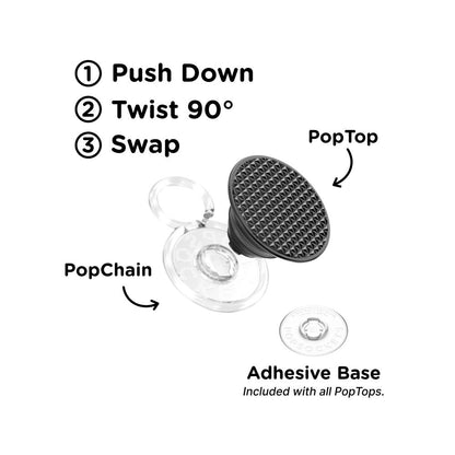 Triangle Knurl Black — PopTop - US 06634