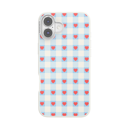 Berry Sweet Gingham — iPhone 16 Plus MagSafe Case - US 59339