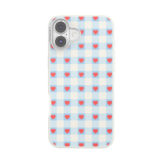 Berry Sweet Gingham — iPhone 16 Plus MagSafe Case - US 59339