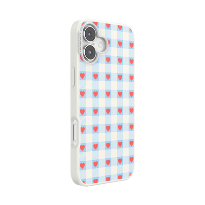 Berry Sweet Gingham — iPhone 16 Plus MagSafe Case - US 59339