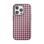 Black Cherry Gingham — iPhone 15 Pro MagSafe Case - US 03193