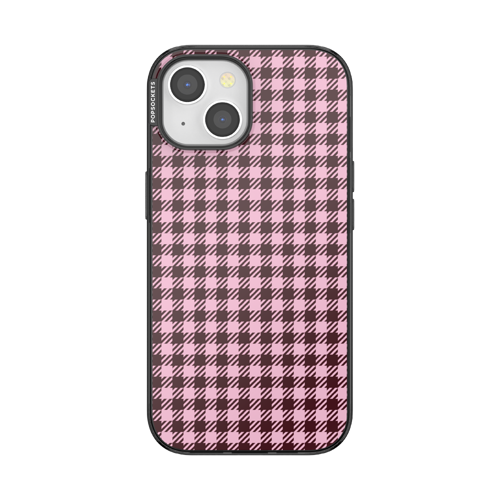 Black Cherry Gingham — iPhone 15 MagSafe Case - US 93674