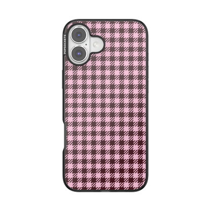 Black Cherry Gingham — iPhone 16 Plus MagSafe Case - US 59299