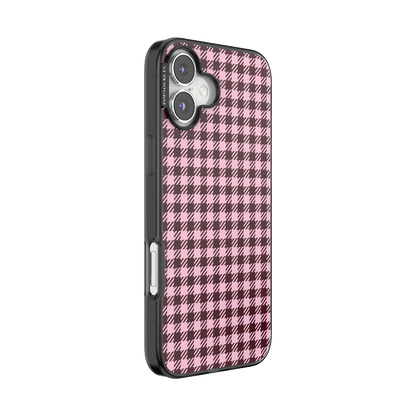 Black Cherry Gingham — iPhone 16 Plus MagSafe Case - US 59299