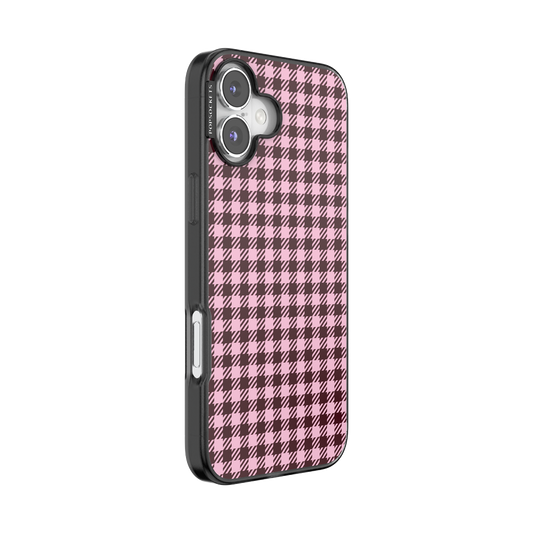 Black Cherry Gingham — iPhone 16 Plus MagSafe Case - US 59299