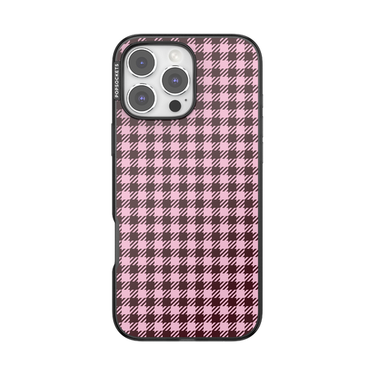 Black Cherry Gingham — iPhone 16 Pro Max MagSafe Case - US 23055