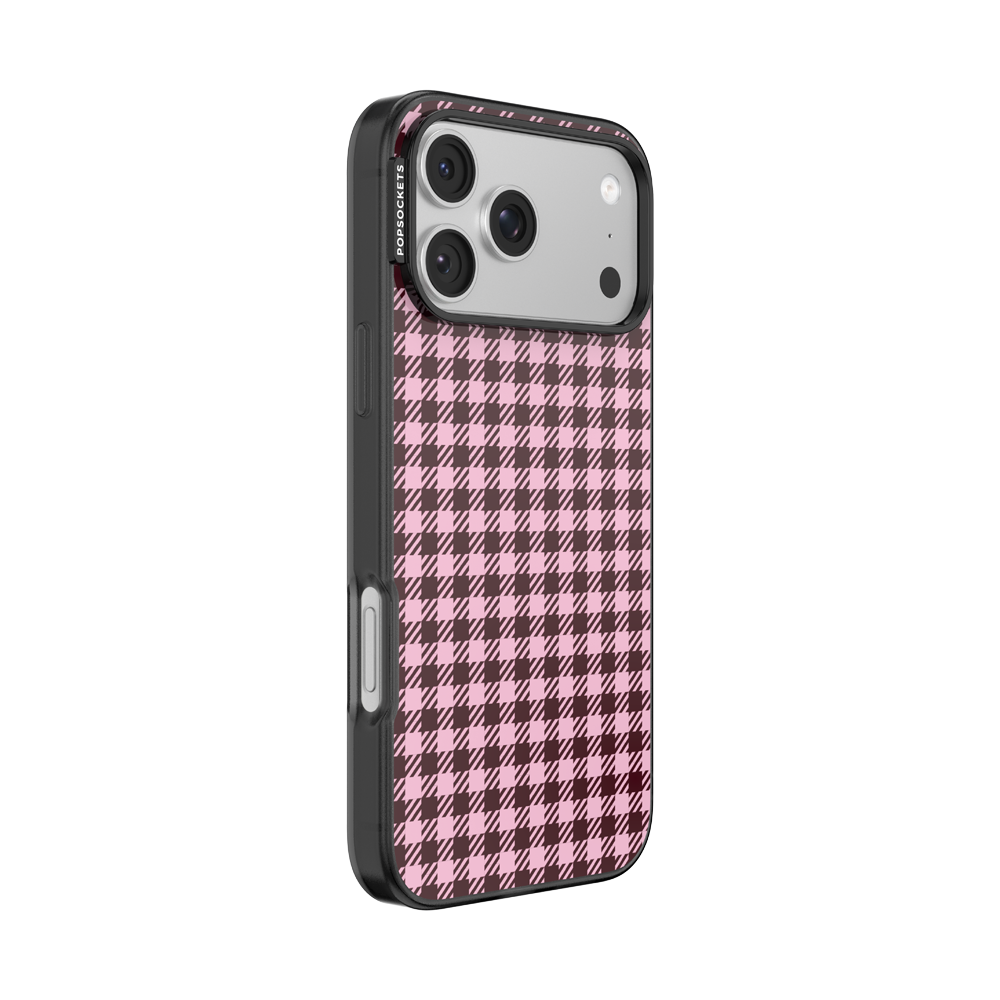 Black Cherry Gingham — iPhone 17 Pro Max MagSafe Case - US 99433