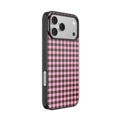 Black Cherry Gingham — iPhone 17 Pro Max MagSafe Case - US 52441