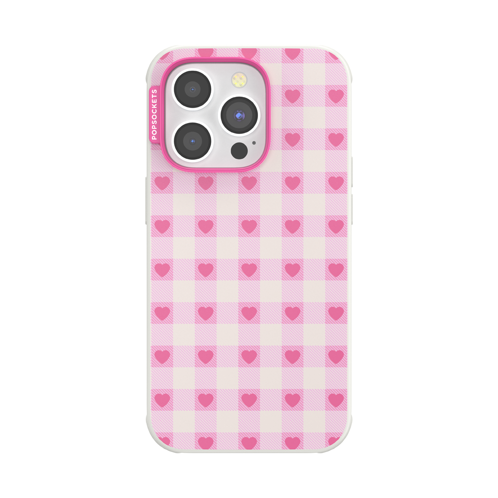 Blush Gingham — iPhone 14 Pro MagSafe Case - US 31561