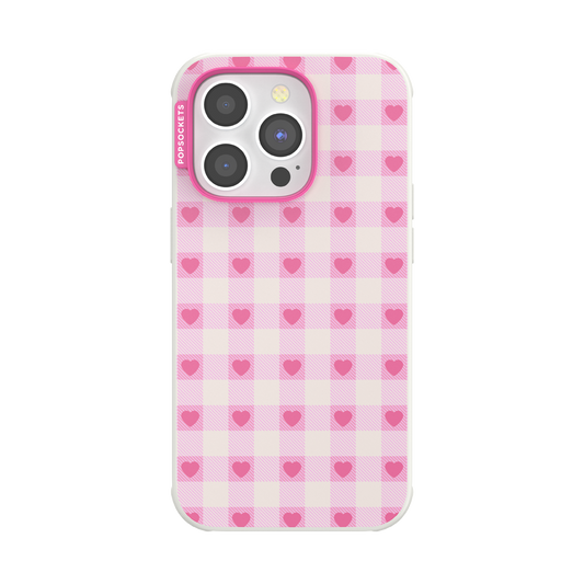Blush Gingham — iPhone 14 Pro MagSafe Case - US 31561