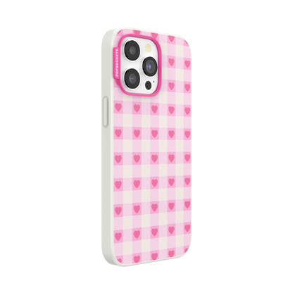 Blush Gingham — iPhone 15 Pro Max MagSafe Case - US 24396