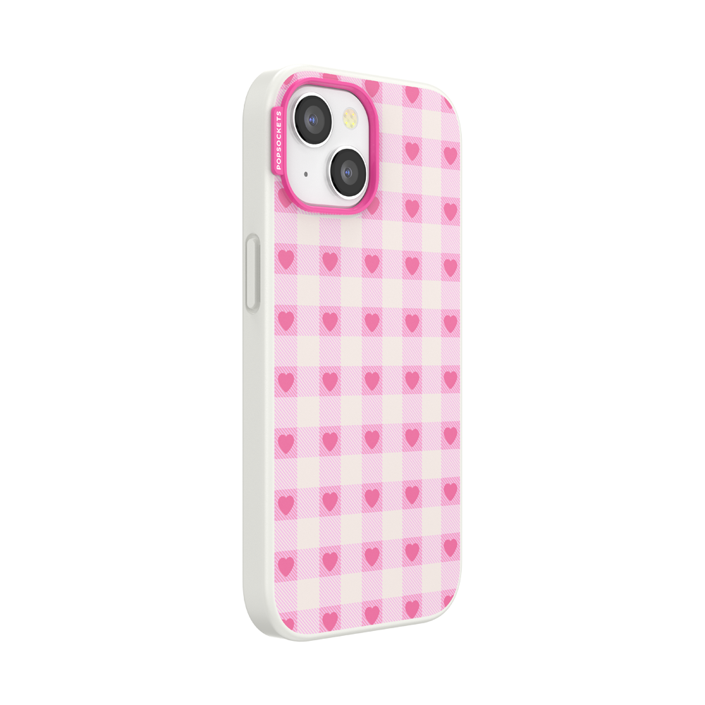 Blush Gingham — iPhone 15 MagSafe Case - US 40434