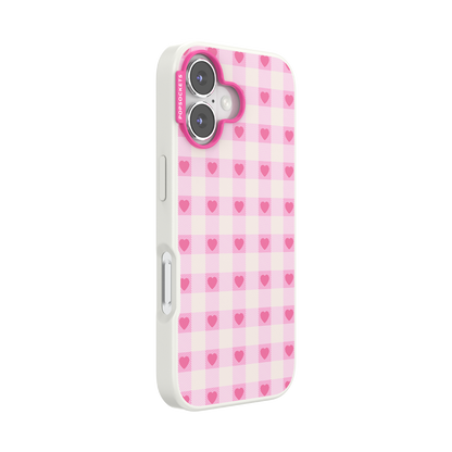 Blush Gingham — iPhone 17 MagSafe Case - US 15605