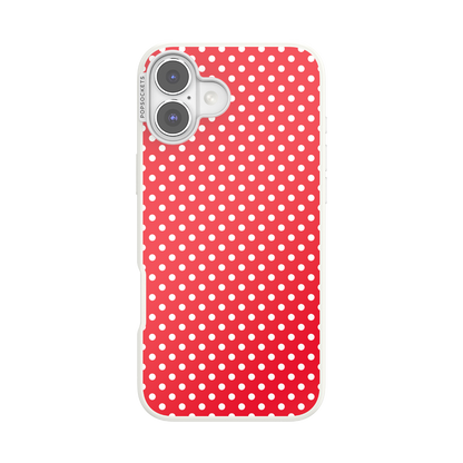Cherry Red Polka Dot — iPhone 16 Plus MagSafe Case - US 21644