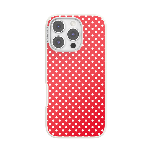 Cherry Red Polka Dot — iPhone 16 Pro MagSafe Case - US 16590