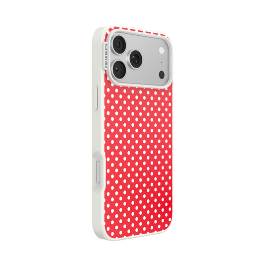 Cherry Red Polka Dot — iPhone 17 Pro Max MagSafe Case - US 22884