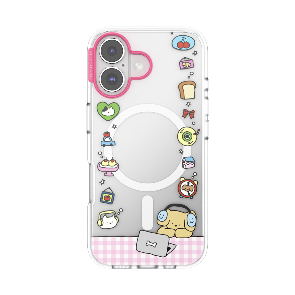 Dog Typing — iPhone 16 MagSafe Case - US 72145