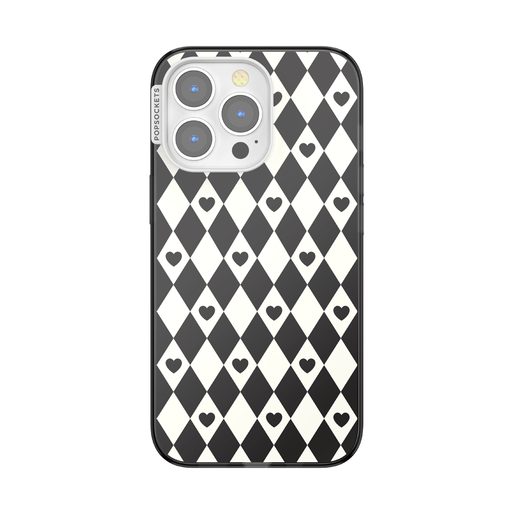 Harlequin Hearts Black  — iPhone 13 Pro MagSafe Case - US 68885