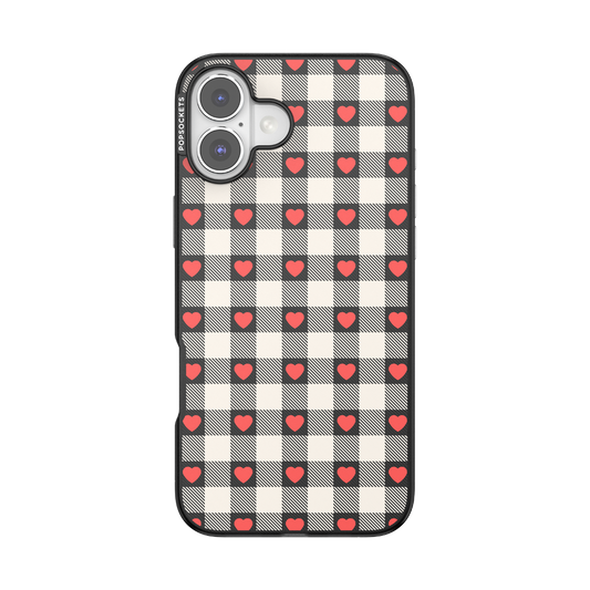 Heartbreaker Gingham — iPhone 16 Plus MagSafe Case - US 65518