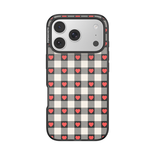 Heartbreaker Gingham — iPhone 17 Pro MagSafe Case - US 04190