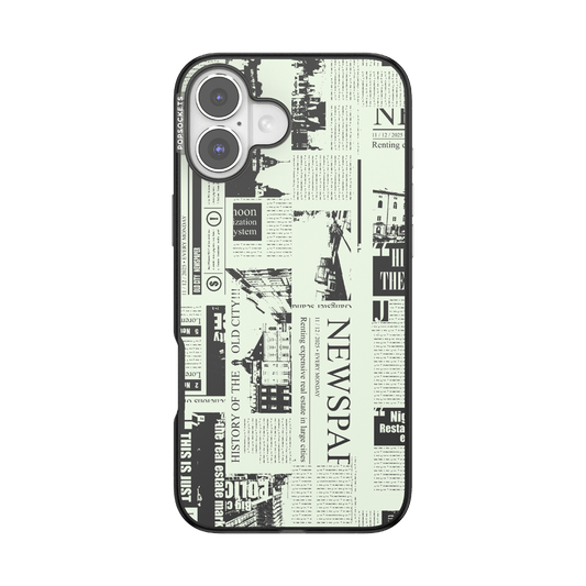 Hot off the Press Black — iPhone 16 Plus MagSafe Case - US 28292