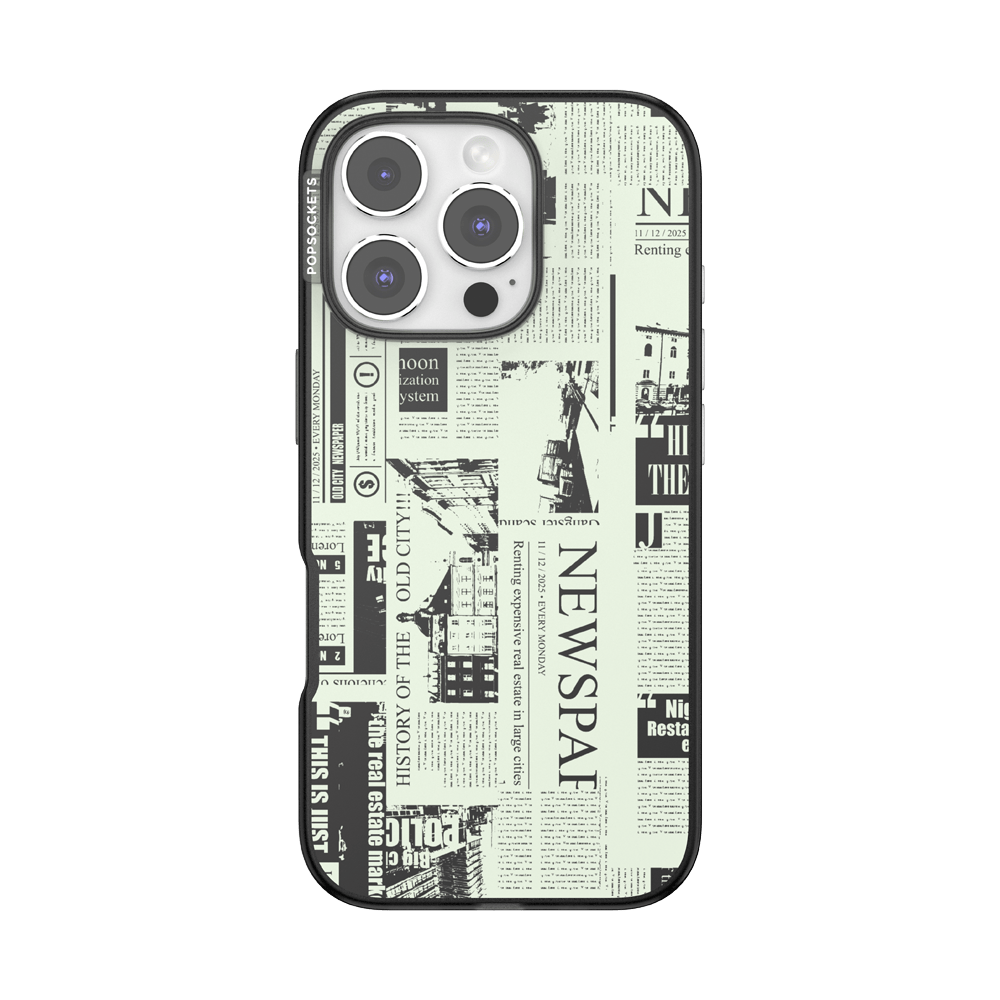 Hot off the Press Black — iPhone 16 Pro MagSafe Case - US 11183